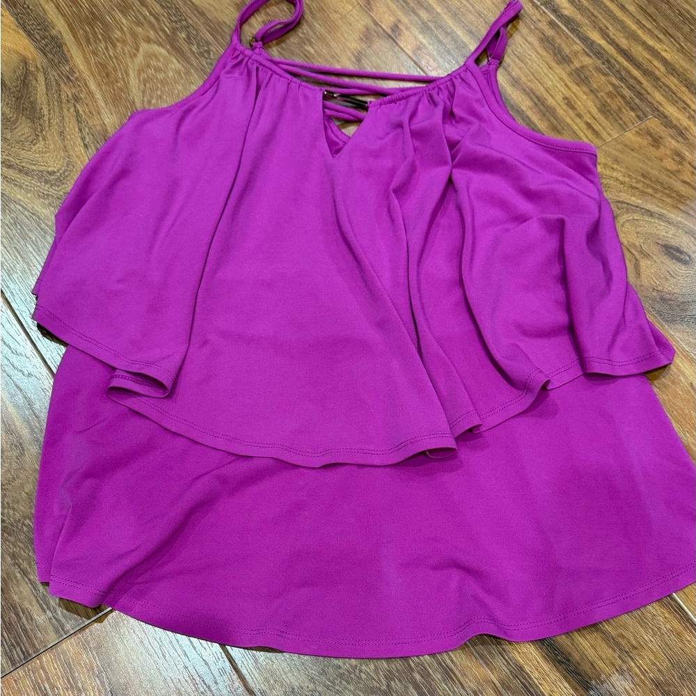 Thalia Sodi Magenta Camisole Top